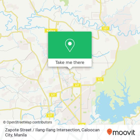 Zapote Street / Ilang-Ilang Intersection, Caloocan City map