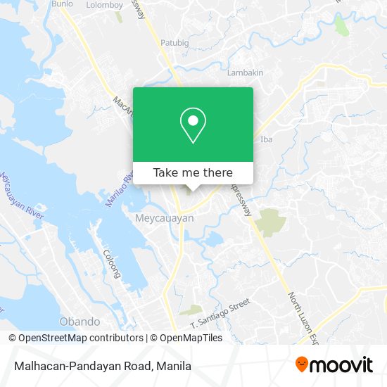 Malhacan-Pandayan Road map