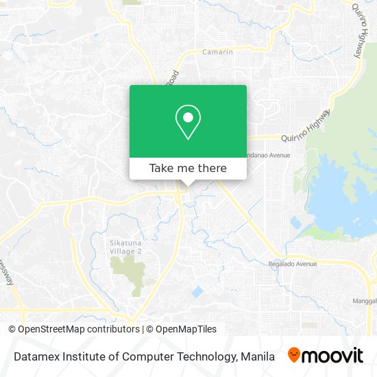 Datamex Institute of Computer Technology map