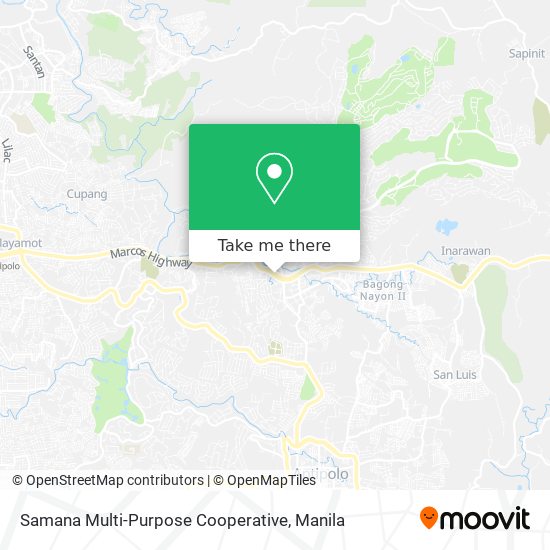 Samana Multi-Purpose Cooperative map