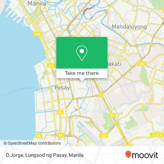 D.Jorge, Lungsod ng Pasay map