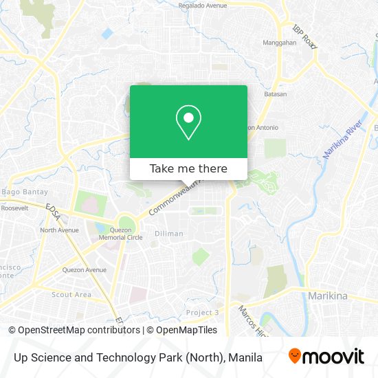 Up Science and Technology Park (North) map