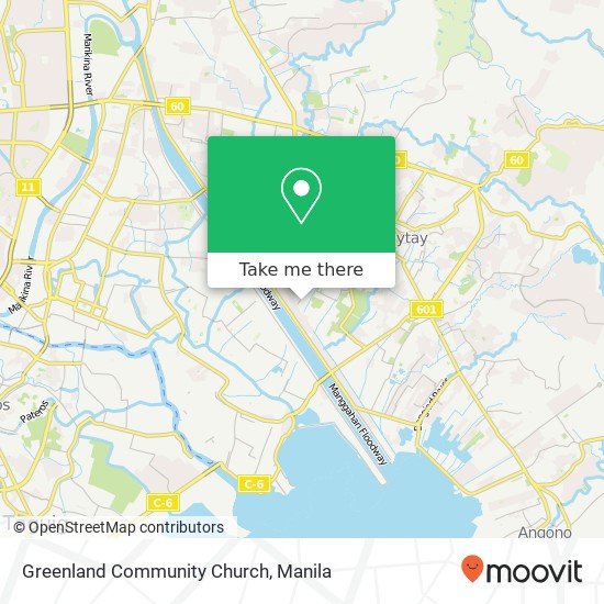 Greenland Community Church map