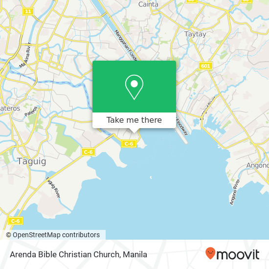 Arenda Bible Christian Church map