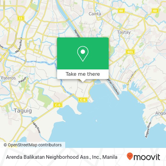 Arenda Balikatan Neighborhood Ass., Inc. map