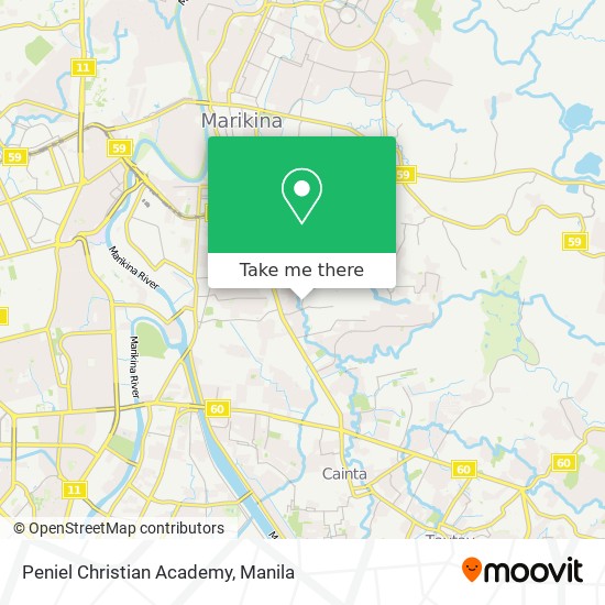 Peniel Christian Academy map