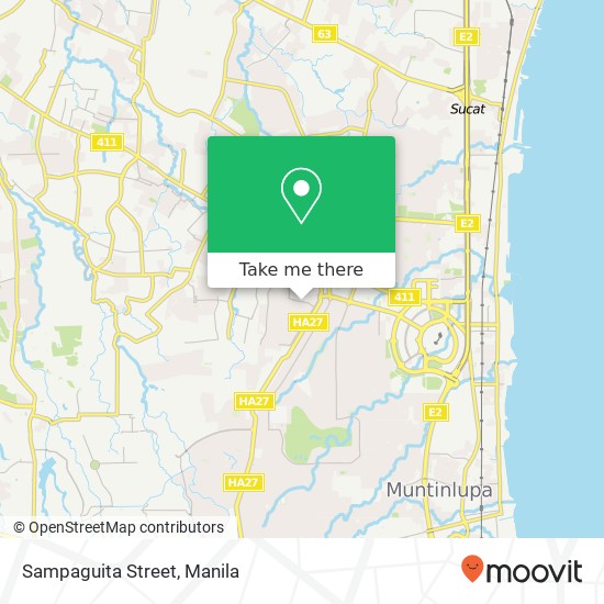 Sampaguita Street map