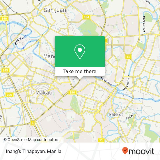 Inang's Tinapayan map