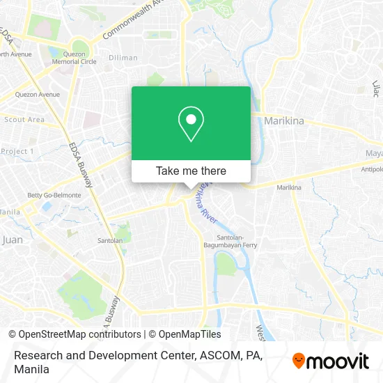 Research and Development Center, ASCOM, PA map