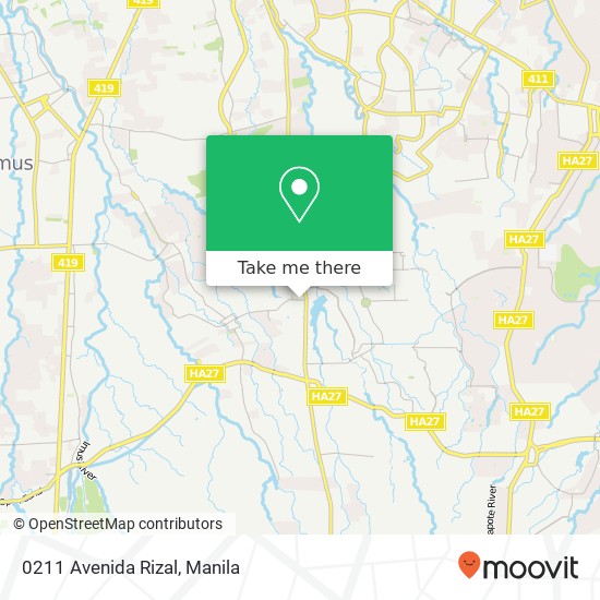 0211 Avenida Rizal map