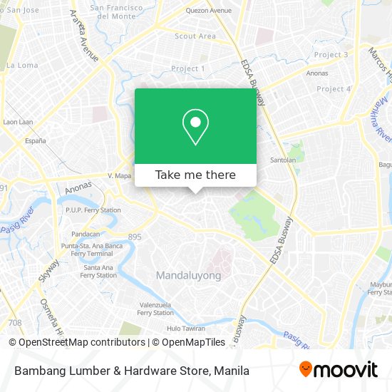Bambang Lumber & Hardware Store map