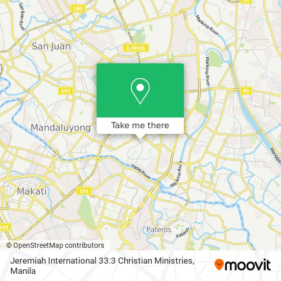 Jeremiah International 33:3 Christian Ministries map