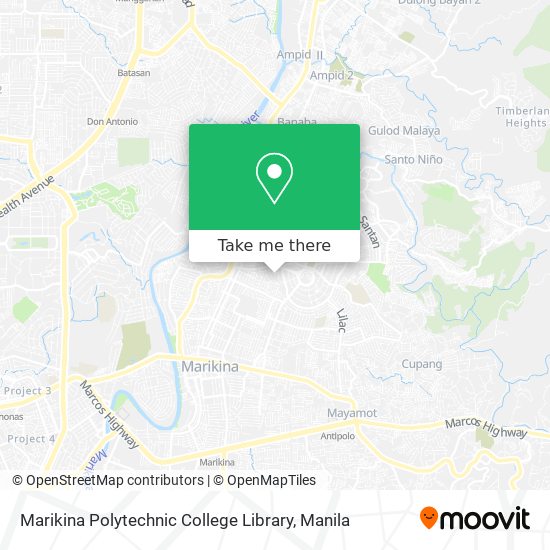 Marikina Polytechnic College Library map