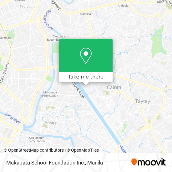 Makabata School Foundation Inc. map