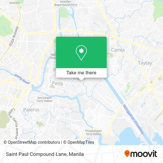 Saint Paul Compound Lane map