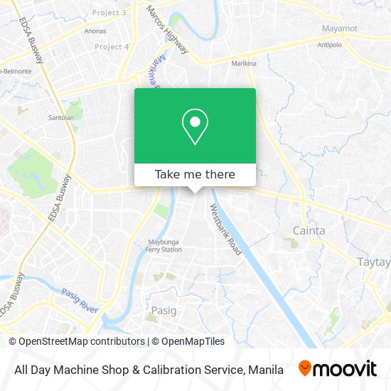 All Day Machine Shop & Calibration Service map