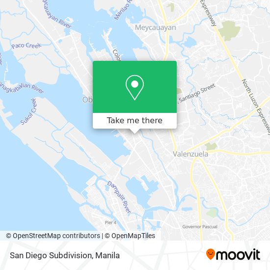 San Diego Subdivision map