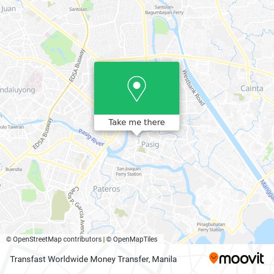 Transfast Worldwide Money Transfer map