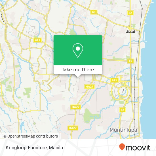 Kringloop Furniture map