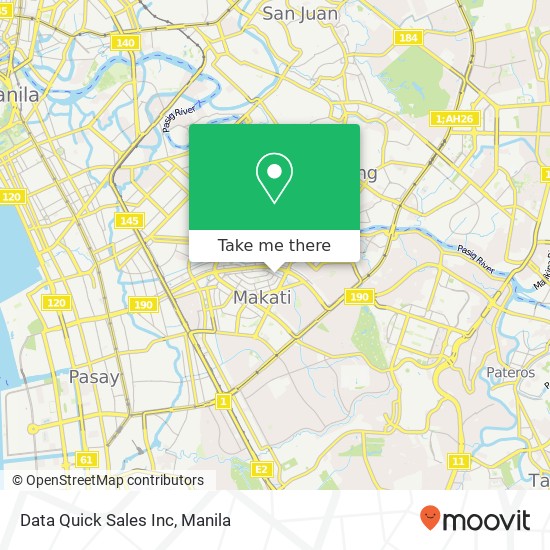 Data Quick Sales Inc map