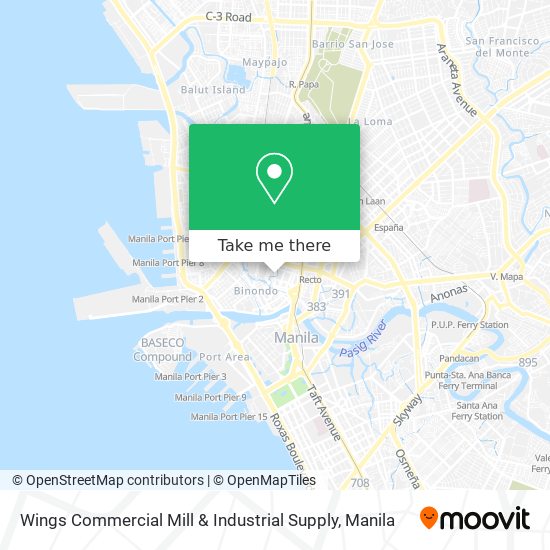Wings Commercial Mill & Industrial Supply map