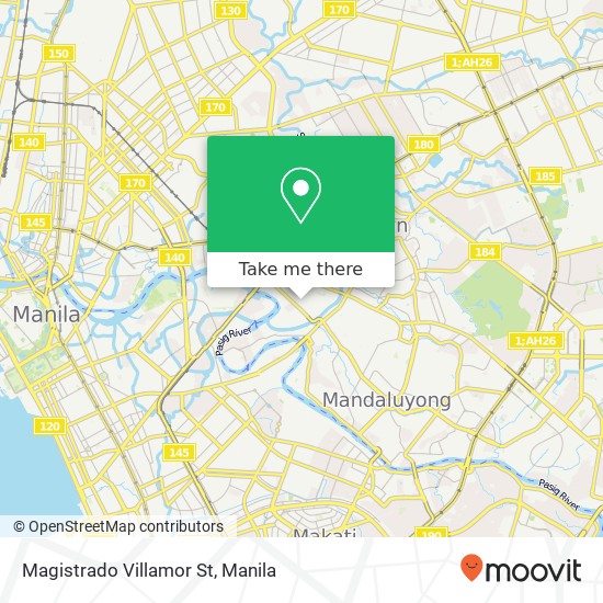 Magistrado Villamor St map