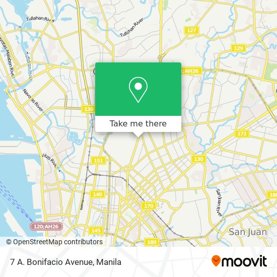 7 A. Bonifacio Avenue map