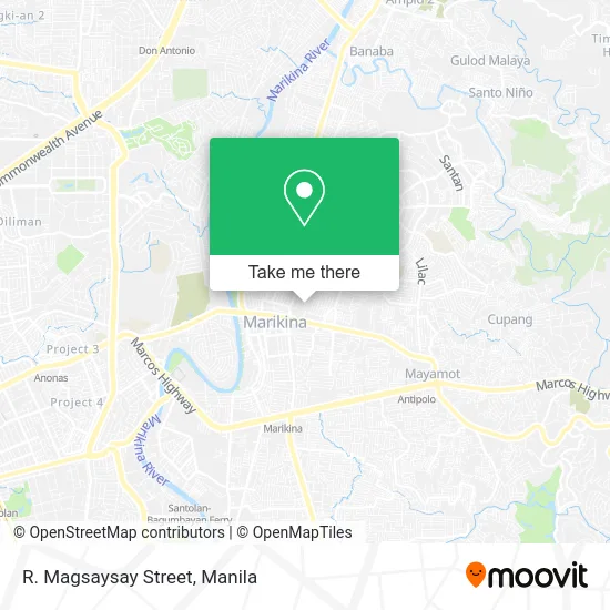 R. Magsaysay Street map