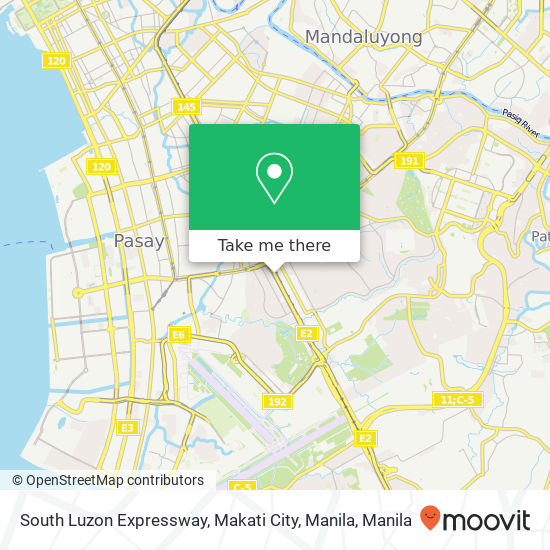 South Luzon Expressway, Makati City, Manila map