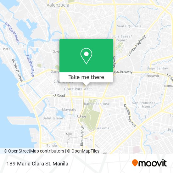 189 Maria Clara St map