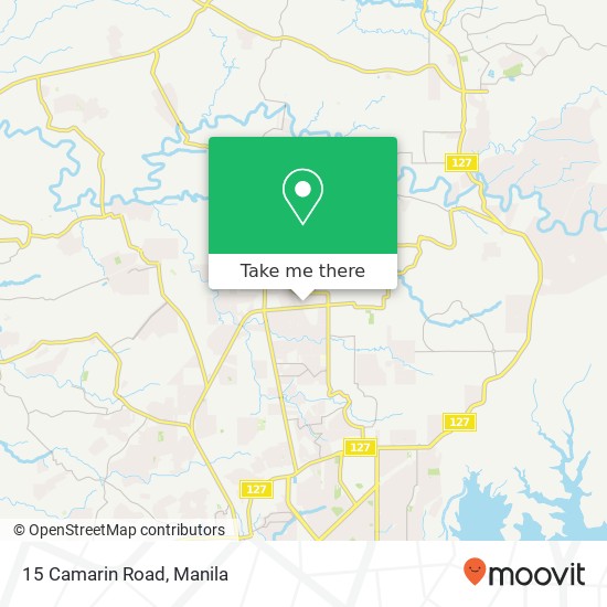 15 Camarin Road map