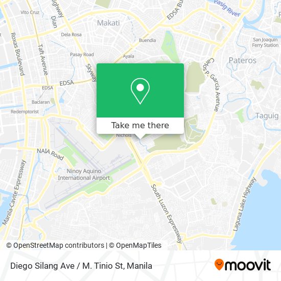 Diego Silang Ave / M. Tinio St map