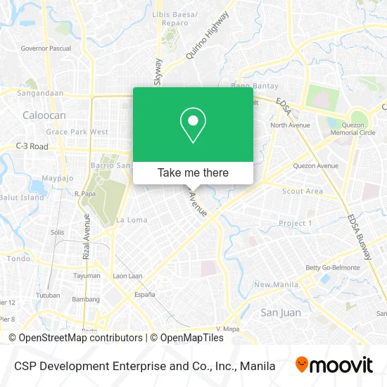 CSP Development Enterprise and Co., Inc. map
