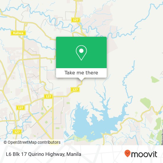 L6 Blk 17 Quirino Highway map
