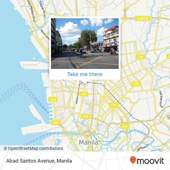 Abad Santos Avenue map