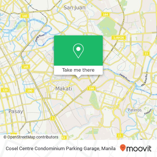 Cosel Centre Condominium Parking Garage map
