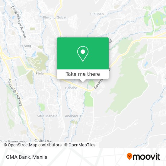 GMA Bank map
