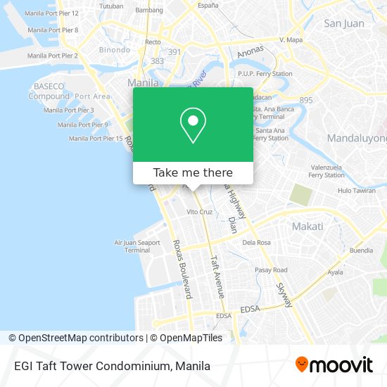 EGI Taft Tower Condominium map