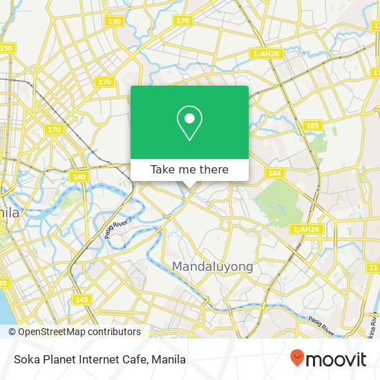 Soka Planet Internet Cafe map