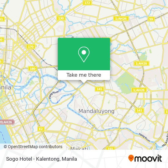 Sogo Hotel - Kalentong map