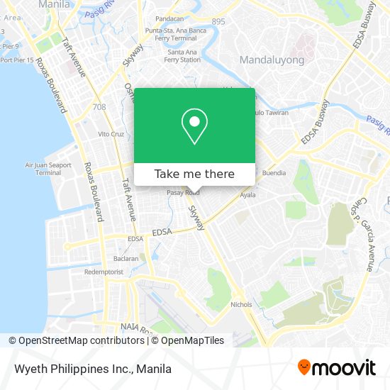 Wyeth Philippines Inc. map