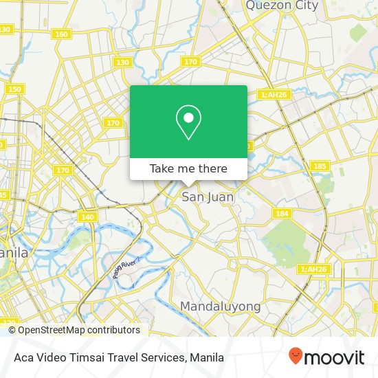 Aca Video Timsai Travel Services map