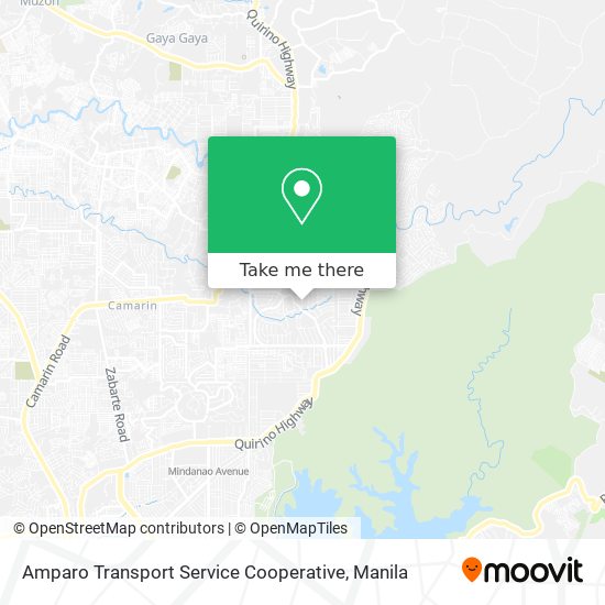 Amparo Transport Service Cooperative map