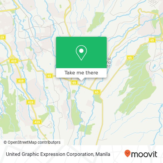 United Graphic Expression Corporation map