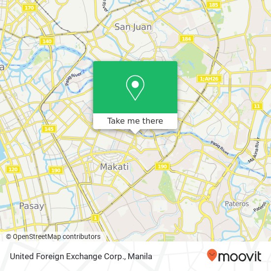 United Foreign Exchange Corp. map