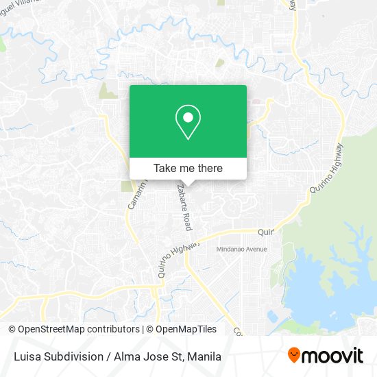 Luisa Subdivision / Alma Jose St map