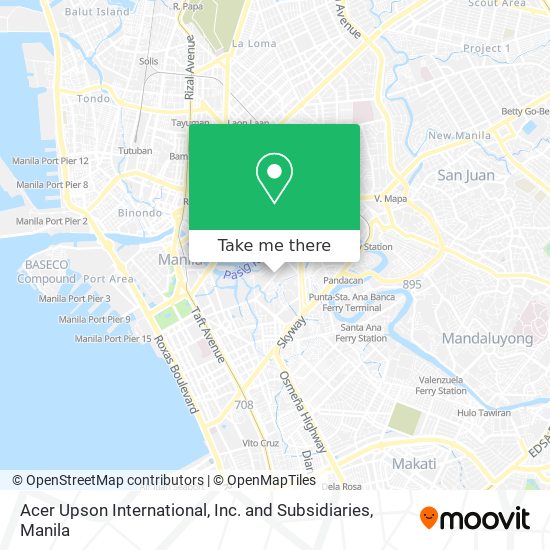 Acer Upson International, Inc. and Subsidiaries map
