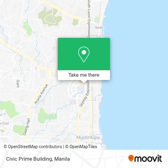 Civic Prime Building map