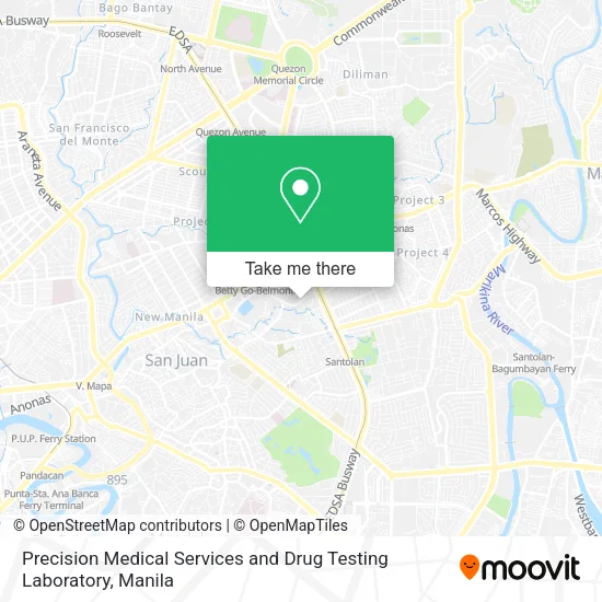 Precision Medical Services and Drug Testing Laboratory map