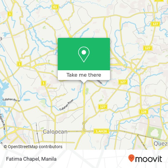 Fatima Chapel map